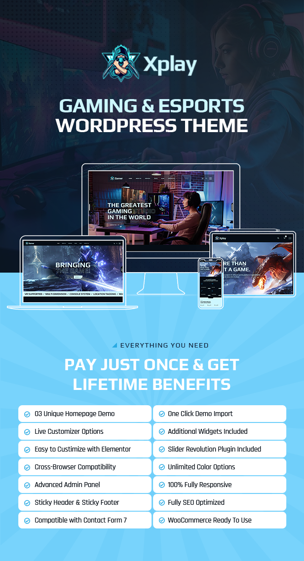 Xplay WordPress Theme